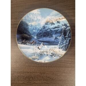 RUNNING WITH THE WIND Plate Touching‎ the Spirit Julie Kramer Cole plate 2320f